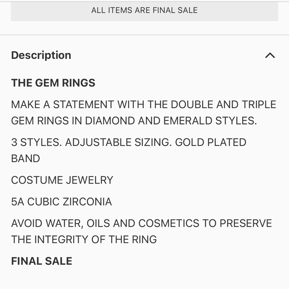 🆕 Naturyl Gem Ring - The Triple Gem Emerald - Picture 4 of 4